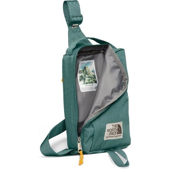 THE NORTH FACE Berkeley Field Bag, Dark Sage/Summit Gold, One Size - Picture 3 of 5